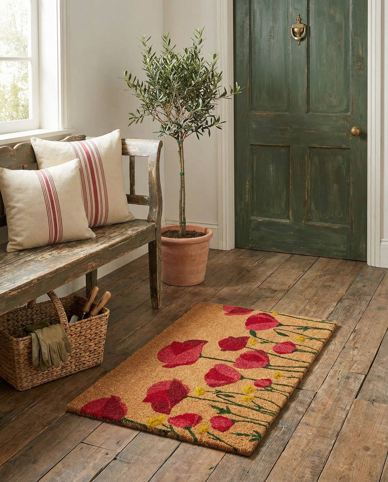 Threshold Welcome Collection Area Rug -  Plaza Rectangle Natural  lifestyle 3