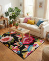 Seaside Blooms Collection Area Rug -  Versailles Rectangle Multi  lifestyle 22