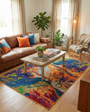 Caribbean Cove Collection Area Rug -  Bequia Rectangle Multi  lifestyle 14