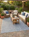 Urban Oasis Rugs Collection Area Rug -  Terrace (Blue) Rectangle Blue  lifestyle 35