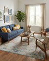 Coastal Haven Collection Area Rug - Seabreeze (Multi) Rectangle Multi  lifestyle 9