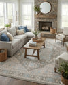 Savannah Series Collection Area Rug - Charleston (Cloud Gray) Rectangle Cloud Gray  lifestyle 8