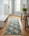 Seaside Haven Rugs Collection Area Rug -  Pelican Runner Stone Blue  lifestyle 48
