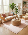 Jill Zarin Sedona Oasis Outdoor Collection Area Rug - Coconino (Pink Roses) Rectangle Pink Roses  lifestyle 9