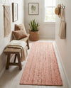 Woven Seaside Jute Collection Area Rug - Savannah (Light Pink) Runner Light Pink  lifestyle 44