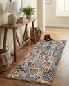 Heritage Elegance Collection Area Rug -  Louvre Runner Multi  lifestyle 55