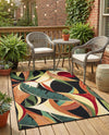 Seaside Blooms Collection Area Rug -  Tivoli Rectangle Multi  lifestyle 13