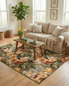 Seaside Blooms Collection Area Rug - Eden Rectangle Multi  lifestyle 8