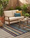 Caribbean Terrace Collection Area Rug -  Martinique Rectangle Charcoal  lifestyle 7