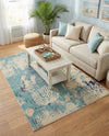 Sorrento Shores Collection Area Rug -  Vico Rectangle Light Blue  lifestyle 16