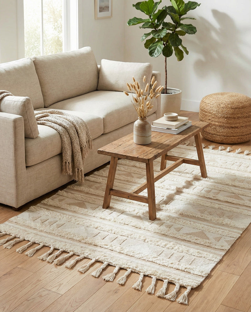 Sonoran Collection Area Rug - Montezuma Rectangle Ivory  lifestyle 52