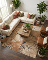 Seaside Blooms Collection Area Rug -  Avalon Rectangle Multi  lifestyle 14