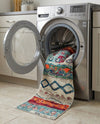 Colorburst Oasis Collection Area Rug -  Lagoon Runner Multi  lifestyle 74