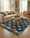 Caribbean Terrace Collection Area Rug -  Tobago Rectangle Charcoal  lifestyle 7