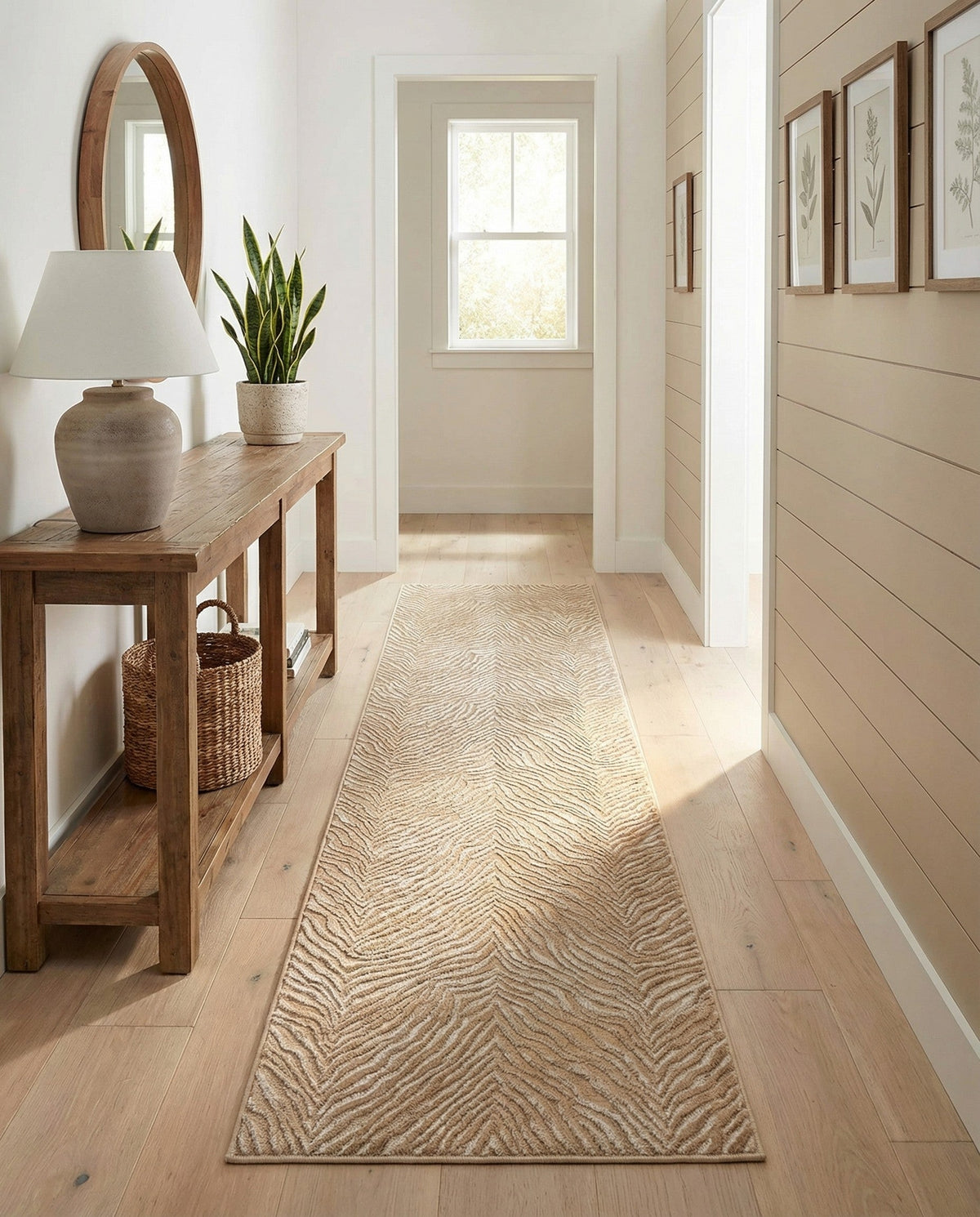 Bloomsbury Elegance Collection Area Rug -  Chelsea Runner Ivory Beige  lifestyle 138