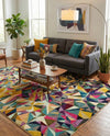 Marrakesh Elegance Collection Area Rug -  Toubkal Rectangle Multi  lifestyle 7