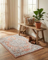 Mykonos Manor Collection Area Rug -  Tinos (Salmon Pink) Rectangle Salmon Pink  lifestyle 9