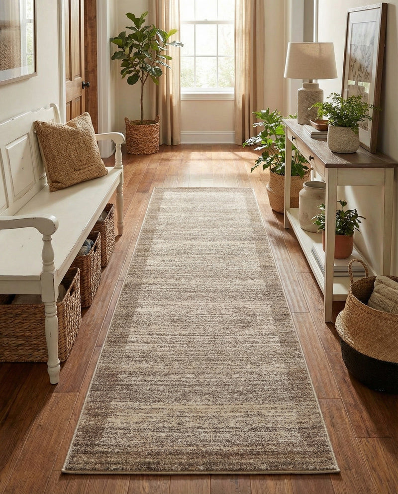 Studio Haven Collection Area Rug -  Conservatory (Beige) Runner Beige  lifestyle 54