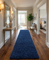Plush Oasis Collection Area Rug - Serenity (Sapphire Blue) Runner Sapphire Blue  lifestyle 35