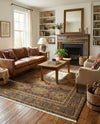 Ottoman Elegance Collection Area Rug - Sultan Rectangle Blue  lifestyle 13