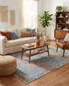Coastal Haven Collection Area Rug -  Oceania Rectangle Multi  lifestyle 7