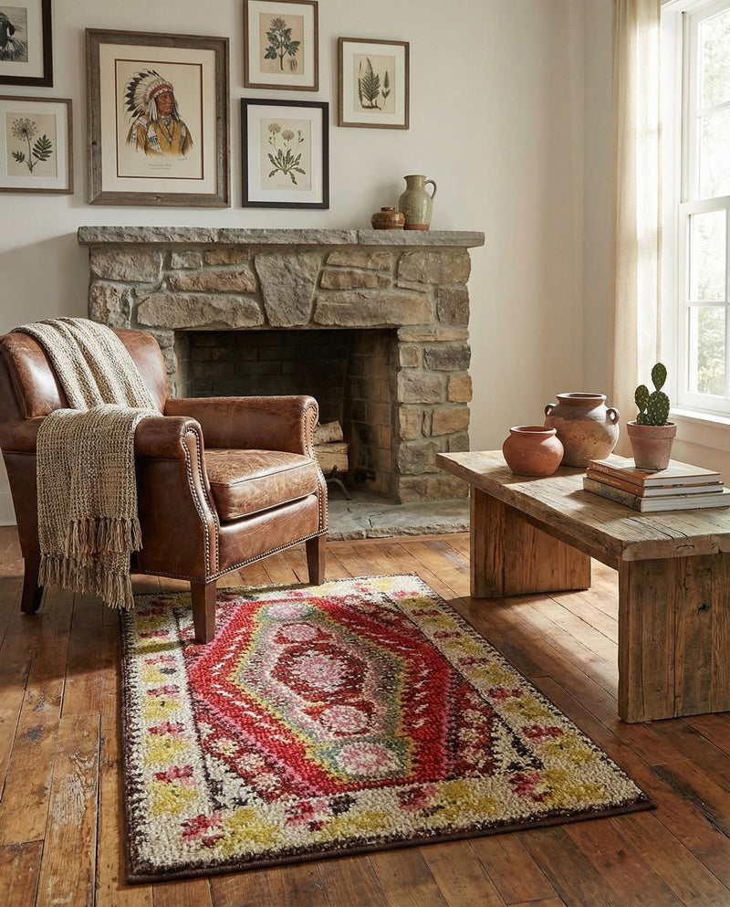 Sedona Vista Collection Area Rug -  Anasazi Rectangle Multi  lifestyle 27