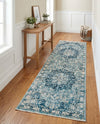 Coastal Haven Collection Area Rug - Seabreeze (Navy Blue) Runner Navy Blue  lifestyle 39