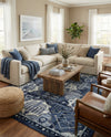 Horizon Collection Area Rug - Dawn Rectangle Blue  lifestyle 45