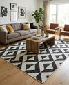 Urban Oasis Rugs Collection Area Rug -  Highrise (Charcoal Gray) Rectangle Charcoal Gray  lifestyle 14