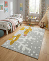Wonder Tykes Collection Area Rug -  Mystic Rectangle Gray  lifestyle 9