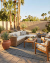 Jill Zarin Sedona Oasis Outdoor Collection Area Rug - Coconino (Black Sky) Rectangle Black Sky  lifestyle 8