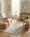Beverly Grove Collection Area Rug -  Fairfax (Rose) Rectangle Rose  lifestyle 8