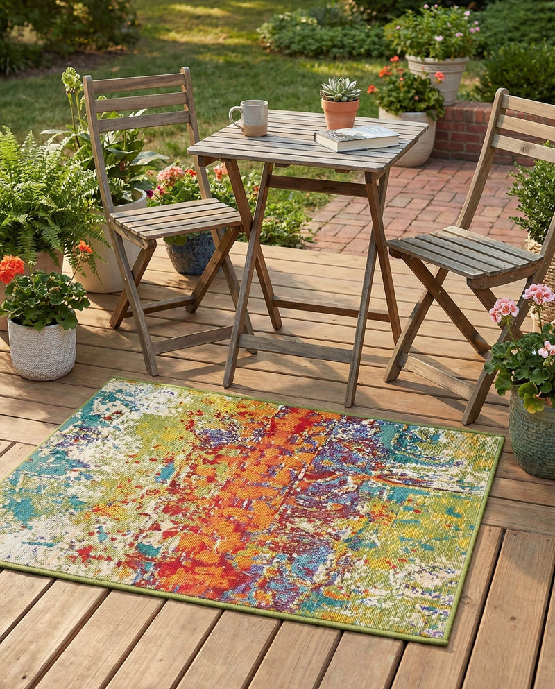 Urban Terrace Collection Area Rug -  Terrace Rectangle Multi  lifestyle 21