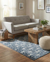 Metro Heights Collection Area Rug -  Hudson Rectangle Navy Blue  lifestyle 10