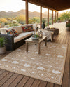 Mesa Oasis Rugs Collection Area Rug - Sundown Rectangle Taupe  lifestyle 35