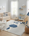 Wonder Tykes Collection Area Rug -  Wonderland Square Gray  lifestyle 40