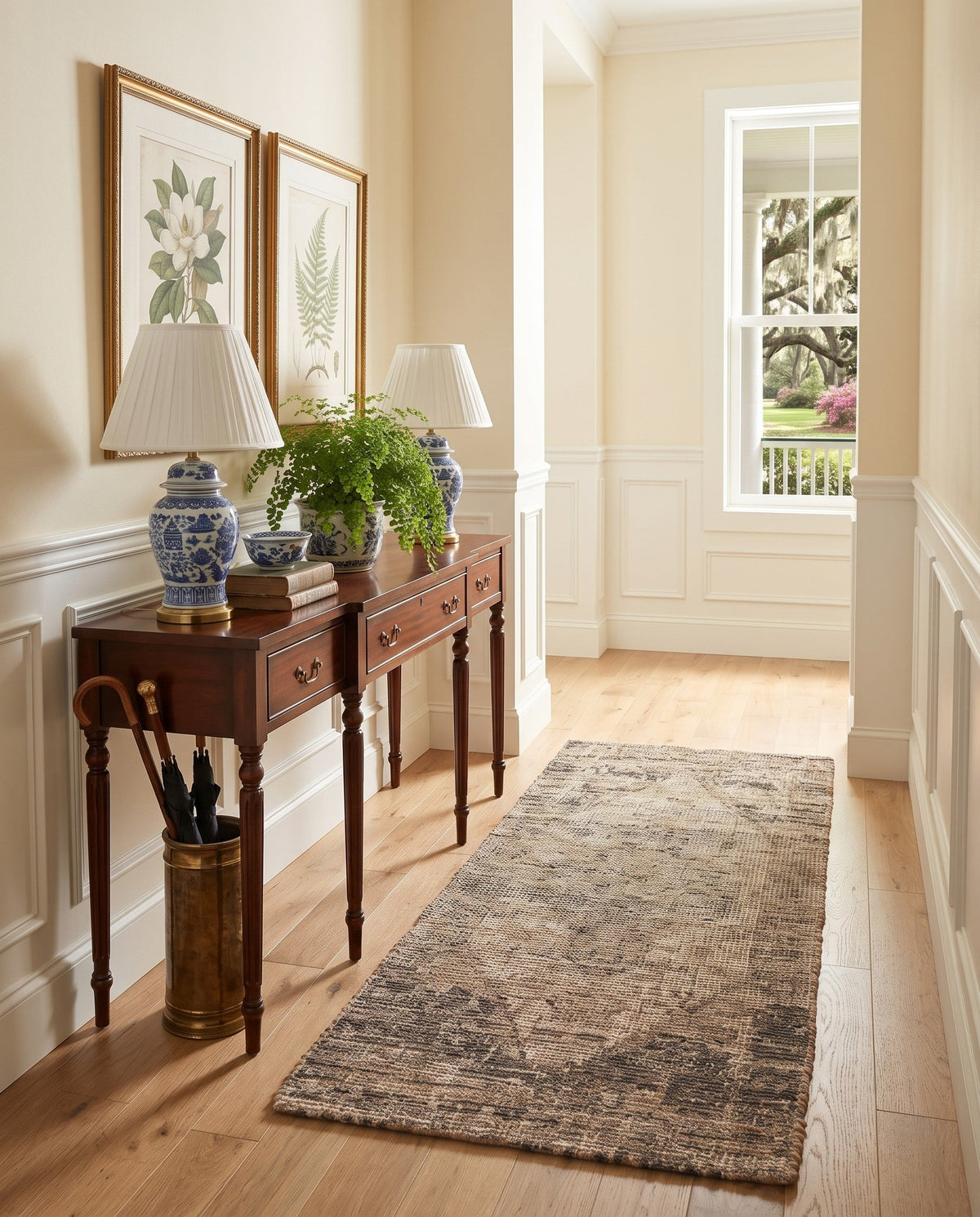 Savannah Threads Collection Area Rug - Sahara Runner Natural  lifestyle 148