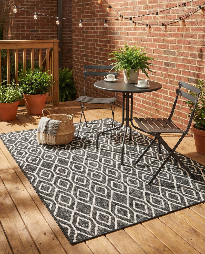 Urban Oasis Rugs Collection Area Rug -  Boulevard (Charcoal Gray) Rectangle Charcoal Gray  lifestyle 18