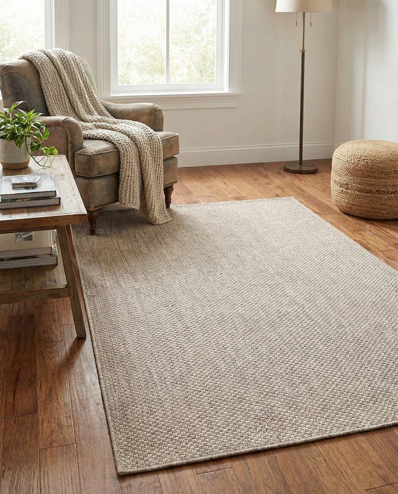 Seaside Serenity Collection Area Rug - Veranda (Beige) Rectangle Beige  lifestyle 24