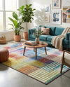 Urban Terrace Collection Area Rug -  Atrium Rectangle Multi  lifestyle 3