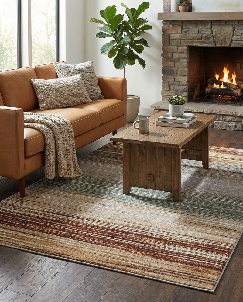 Urban Terrace Collection Area Rug -  Corsica Rectangle Multi  lifestyle 16