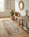 Outdoor Marrakesh Collection Area Rug -  Ouarzazate Runner Multi Beige  lifestyle 74
