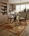 Bistro Lounge Collection Area Rug -  Affogato Rectangle Beige  lifestyle 25