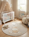 Wonder Tykes Collection Area Rug - Enchanted Round Peach Blossom  lifestyle 49