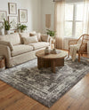 Riviera Elegance Collection Area Rug -  Menton (Gray) Rectangle Gray  lifestyle 22