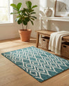 Urban Oasis Rugs Collection Area Rug -  Boulevard (Teal) Rectangle Teal  lifestyle 22