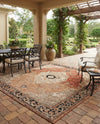 Patio Heritage Collection Area Rug -  Gazebo Square Multi  lifestyle 73
