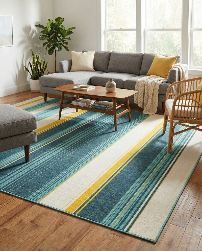 Terrace Fringe Collection Area Rug -  Veranda Rectangle Multi  lifestyle 10