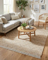 Woven Seaside Jute Collection Area Rug - Oia Rectangle White and Natural  lifestyle 8