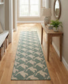 Seaside Haven Rugs Collection Area Rug -  Pelican Runner Stone Blue  lifestyle 46